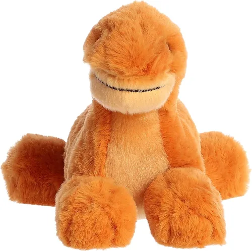 Miniatura 2 de Aurora® - Adorable Mini Flopsie™ brontosaurio de peluche - Animal de peluche, facilidad para jugar, compañero eterno - Naranja, 8 pulgadas
