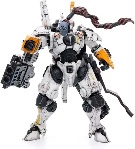 Miniatura 11 de JoyToy 1/25 Figuras de acción de acero blanco hueso Mechina armadura y soldado Colección de figuras de anime modelo militar moderno fuente oscura