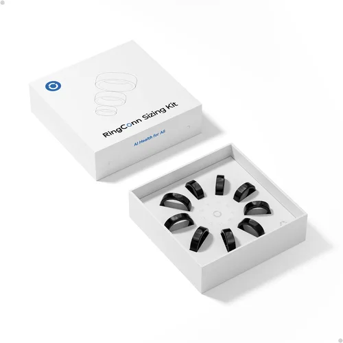 Miniatura 12 de RingConn - Gen 2, anillo inteligente con monitoreo de apnea del sueño, sin suscripción, batería de 12 días, seguimiento de salud, compatible