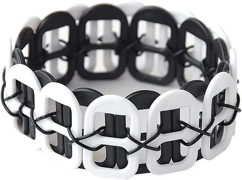 Miniatura 3 de The Beadery - Pestañas de plástico Soda Pop, mezcla en blanco y negro - 150 piezas - 7623V030