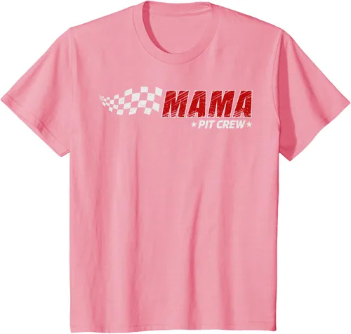 Miniatura 61 de Mama Pit Crew Race Car Birthday Family Matching Pit Crew Camiseta