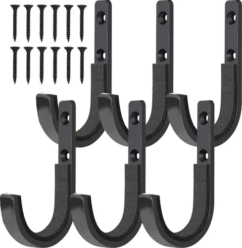 GOHIKING Perchero de almacenamiento para rifles, ganchos para escopeta, ganchos de montaje en pared para cualquier rifles, escopetas, arco de tiro