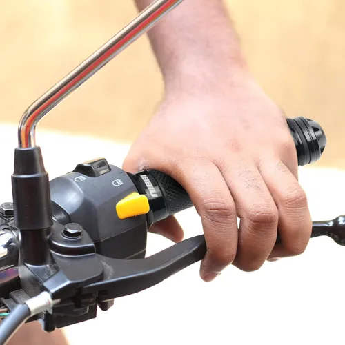 Miniatura 7 de NIBBI Empuñaduras para Motocicleta, Manillar de Aluminio CNC de Carreras y Goma Suave, Empuñaduras de 7/8" para ATV GY6 Scooter