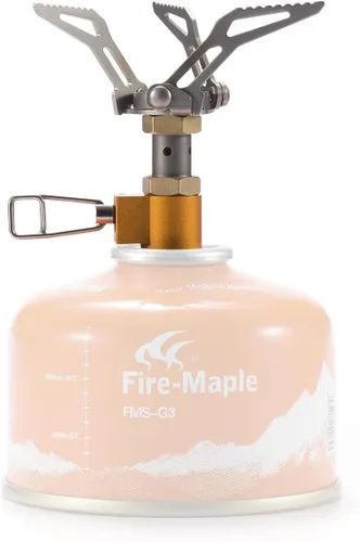 Miniatura 11 de Fire-Maple Blade 2 Estufa portátil de propano para acampar y mochilero ultraligera Estufas de senderismo de titanio con tubo de precalentamiento