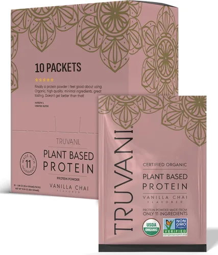 Miniatura 18 de TRUVANI – Polvo de proteína a base de plantas – Proteína orgánica certificada USDA en polvo, vegano, sin OMG, sin gluten