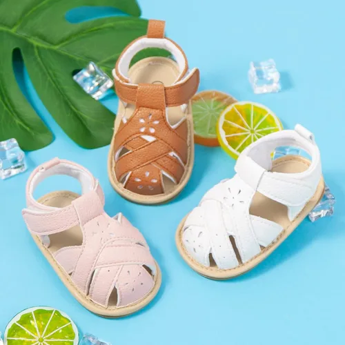 Miniatura 2 de KIDSUN Sandalias para bebés, niñas y niños, suela de goma antideslizante, para verano, playa, al aire libre, zapatos para cuna
