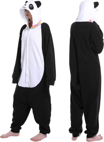 Miniatura 2 de Pijama de una pieza de panda para adultos, disfraz de Halloween, disfraz de Navidad, ropa de descanso