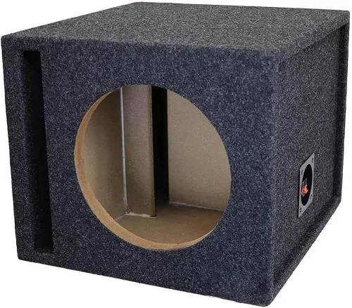 Miniatura 4 de Caja de subwoofer universal alfombrada, 12" de un solo puerto, S12V - Caja abierta