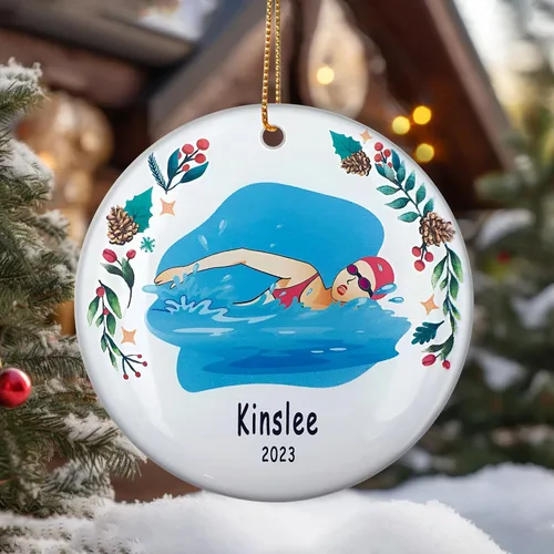 Miniatura 4 de Adorno de Navidad personalizado sin ruedas de entrenamiento para montar en bicicleta, regalos de bicicleta para Navidad, adornos para niños