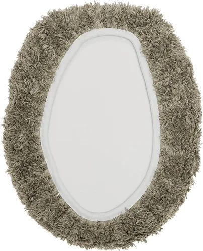 Miniatura 3 de Better Trends Alfombra de Inodoro en Forma de U Cubierta de Asiento de Inodoro de Lujo 100% Algodón Absorbente de Agua, Cubierta de Tapa Reversible