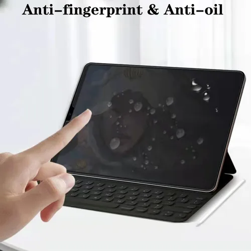 Miniatura 7 de Protector de pantalla de privacidad para Samsung Galaxy Tab A7 Lite SM-T220 8.7 pulgadas anti espía mate TPU película negra