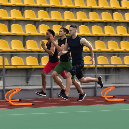 Miniatura 6 de Wettarn 18 unidades de entrenamiento de velocidad de 6 pulgadas, obstáculos de entrenamiento de agilidad, obstáculos de entrenamiento duradero