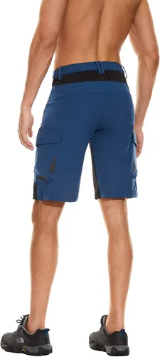 Miniatura 3 de Cycorld Pantalones cortos de ciclismo de montaña para hombre, ciclismo, senderismo, carga, pantalones cortos al aire libre