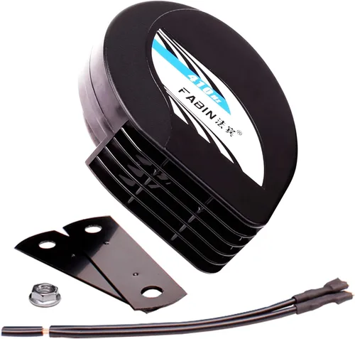 FARBIN Bocina Impermeable de Un Solo Cuerno 12V para Automóvil Tono Bajo 410Hz para Motocicleta RV MPV Van Scooter Eléctrico Ciclomotores Bocina