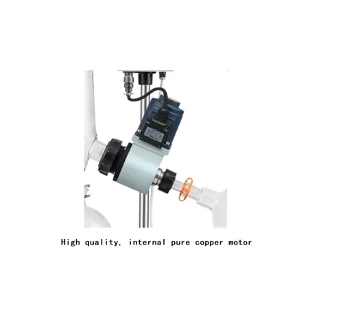 Miniatura 5 de Evaporador rotativo con bomba y enfriador, bomba de vacío de evaporador rotativo de laboratorio y condensador de trampa fría y elevación manual, 110