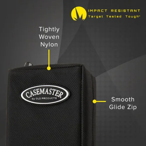 Miniatura 4 de Casemaster Elite Jr. Estuche de viaje de nylon para 6 dardos, color negro