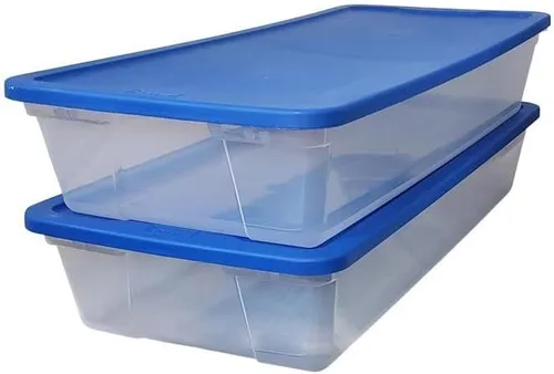 Miniatura 3 de HOMZ 3241CLBL.06 - Bolsa para debajo de la cama, 41 cuartos de galón, transparente