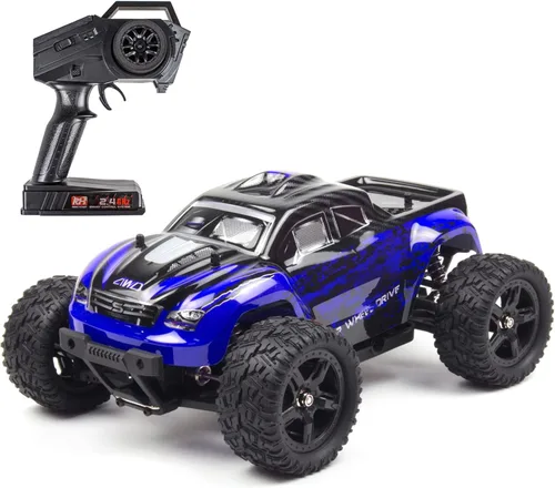 Miniatura 8 de Cheerwing 1:16 escala corto curso RC coche, 40KM/H de alta velocidad 4WD camión de control remoto todoterreno coche de control remoto Rojo