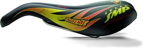Miniatura 2 de Selle SMP TRK - Sillín medio extremo, negro/amarillo/rojo