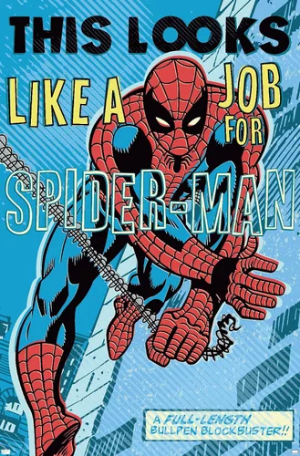 Trends International Marvel Comics Spider-Man - Parece un póster de pared de trabajo Versión premium sin marco