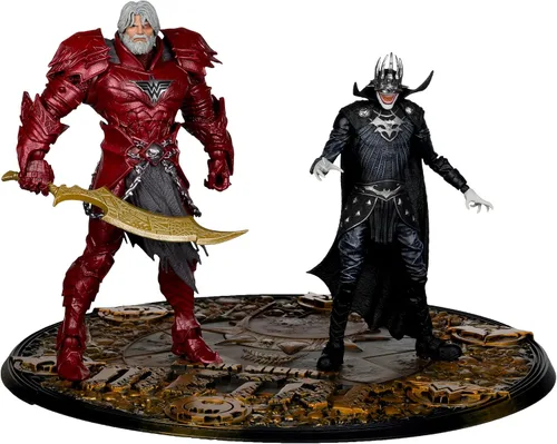 Miniatura 8 de McFarlane Toys - DC Multiverse Batman Who Laughs (Knight Armor) & The Merciless (Multiverso Oscuro) Figura de 7 pulgadas y Mega Figura McFarlane