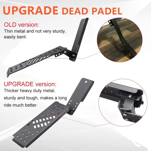 Miniatura 2 de JL Pedal Muerto, Pedal Muerto Gladiator Lado Izquierdo Reposapiés Compatible con Jeep Wrangler JL/Gladiator JT 2018 2019 2020 2021 2022 2023