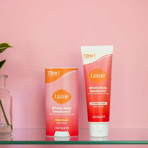 Miniatura 7 de Lume Desodorante para todo el cuerpo, crema invisible y sólido, control de olores de 72 horas, sin aluminio, sin bicarbonato de sodio, seguro
