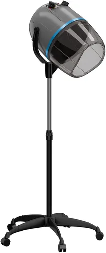 Miniatura 9 de Secador de pelo con capucha ajustable de 1300 W, equipo de salón con base rodante para secado de cabello en el hogar