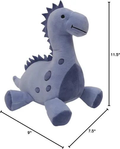 Miniatura 4 de Bedtime Originals Roar Dinosaur Plush Rex, azul, 1 unidad (paquete de 1)