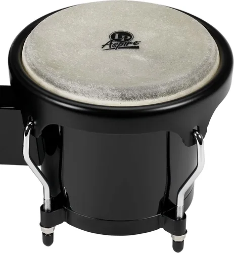 Miniatura 3 de Latin Percussion LPA601F-BK LP Aspire Bongos de fibra de vidrio - Negro/Negro