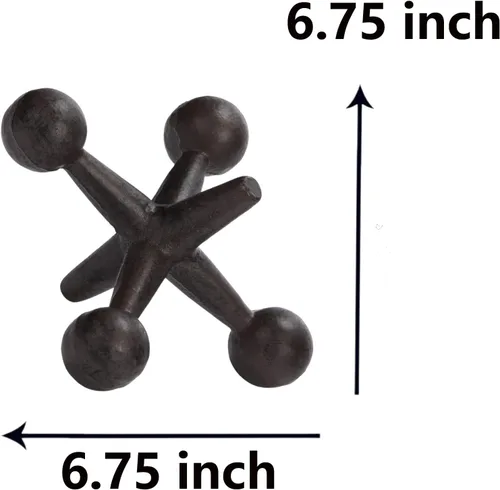 Miniatura 5 de Gatos decorativos de hierro fundido de 7 pulgadas de alto para el hogar, sujetalibros de hierro, tope de puerta de 5.4 libras, pisapapeles (1 unidad)