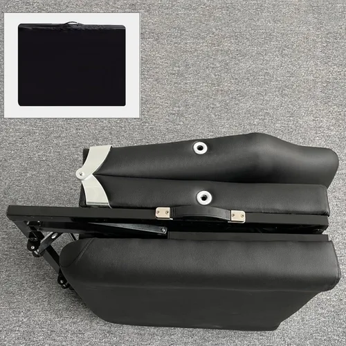 Miniatura 4 de Roixeeds Mesa de masaje facial ajustable, reposacabezas y reposabrazos extraíbles, silla portátil de tatuaje para masaje profesional, sala de Negro