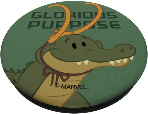 Miniatura 2 de Marvel Loki Variants Alligator Loki Glorious Purpose PopSockets intercambiables PopGrip