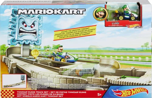 Miniatura 6 de Hot Wheels Mariokart THWOMP Ruins - Juego de pistas