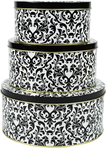 Black Duck Brand Juego de 3 latas de anidación. Perfecto para almacenar galletas, suministros de manualidades, juguetes para niños, etc.