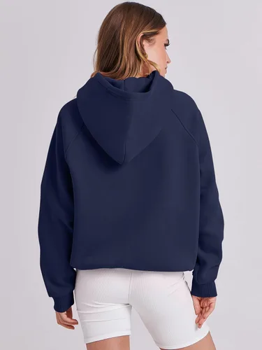 Miniatura 128 de ANRABESS - Sudaderas con capucha para mujer, sobre talla, de vellón de manga larga, modelo de 2024, para otoño