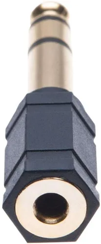 Miniatura 2 de Insignia Adaptador de conector para auriculares mini de 1/4"-a-0.138 in - Negro