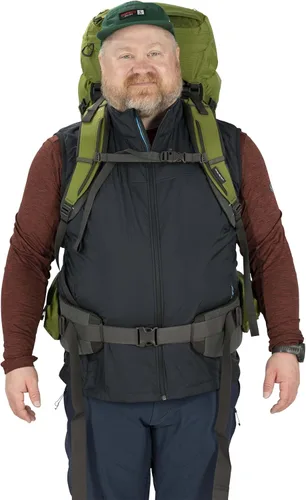 Miniatura 13 de Osprey Aether 65L Mochila de mochilero para hombre, color negro, S/M, ajuste extendido