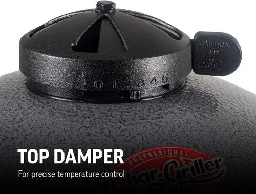 Miniatura 3 de Char-Griller E86714 AKORN Jr. Parrilla a carbón portátil tipo Kamado Ceniza