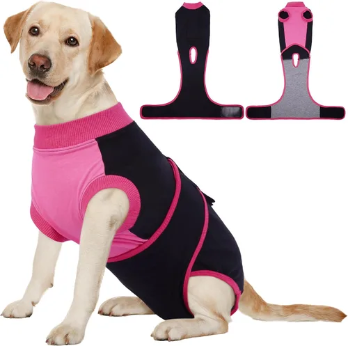 Miniatura 8 de Kuoser Traje de recuperación para perros, traje suave de esterilización para perros para recuperación de cirugía femenina, traje de recuperación