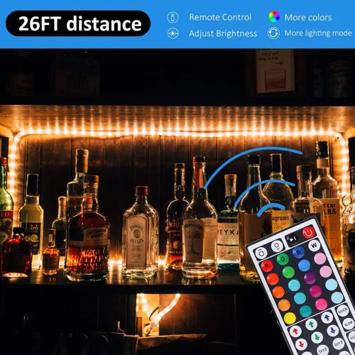 Miniatura 4 de BZONE Controlador de luz de tira LED (control remoto IR de 44 teclas)