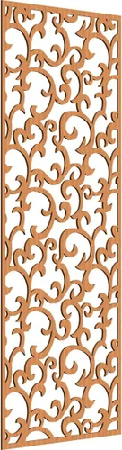 Miniatura 33 de Wheatland Paneles de pared decorativos de madera con calado, 9 3/8 pulgadas de ancho x 24 3/8 pulgadas de alto x 1/4 de alto, nogal
