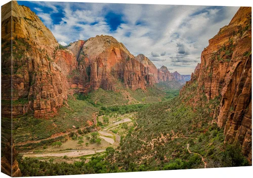 Miniatura 54 de Juego de lienzos para el hogar, con hermoso paisaje, para decoración de pared, arte modera., 12" x 18