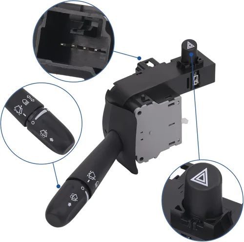 Miniatura 6 de Obaee Interruptor Multifunción de Señal Giratoria y Limpiaparabrisas Compatible con Camiones Ram 1500 2500 3500 2002-2009, Dakota 2005-2010, Durango