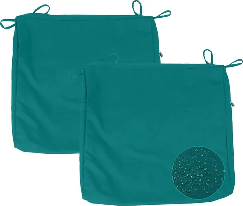 Miniatura 11 de Fundas de cojín repelentes al agua para asiento de patio, solo fundas de cojín para asientos de exteriores