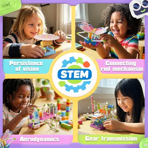 Miniatura 4 de SMILESSKIDDO Kit de ciencia para niñas de 5, 6, 7, 8, 10 años, juguetes STEM para niñas, ideas de regalo de cumpleaños para niñas, proyectos