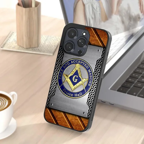 Miniatura 5 de Regalos de masonería para hombres, fundas de teléfono para iPhone 11 12 13 14 15 16 17 Pro Max Plus Mini X Xs Xr para Samsung Galaxy A03 A13 A17 A51