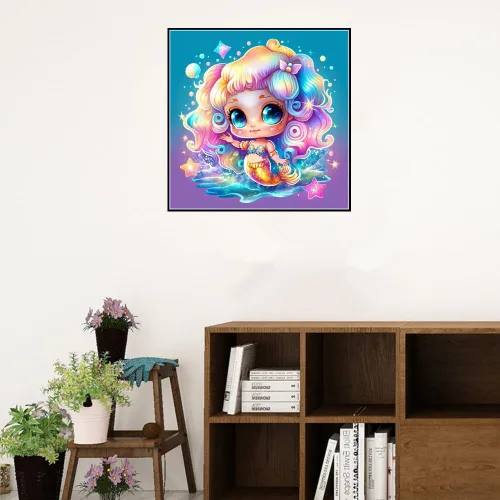Miniatura 3 de MMAHD Kits de pintura de diamantes para adultos, bricolaje redondo 5D de taladro completo, bonito arte de diamantes, perfecto para relajación