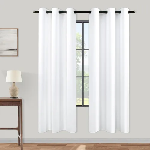 Miniatura 216 de Cortinas opacas de 72 pulgadas extra anchas para dormitorio, puerta corrediza de vidrio y patio, 2 paneles con ojales para oscurecer ventana grande