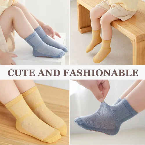 Miniatura 6 de Nuevos calcetines de malla de verano para bebés, niños y niñas pequeñas, calcetines para recién nacidos, accesorios esenciales para bebés